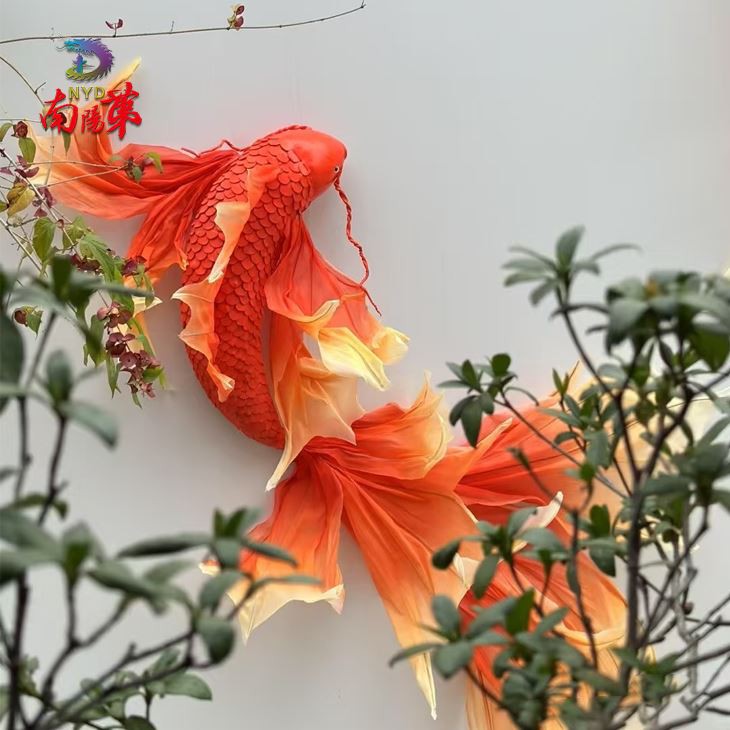 Outdoor Hanging Fabric Koi Fish Decoration